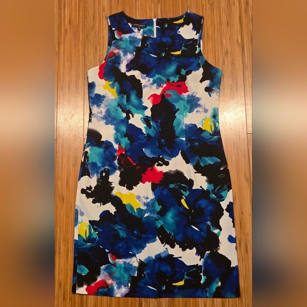 NWOT Mario Serrani Floral Sleeveless Dress